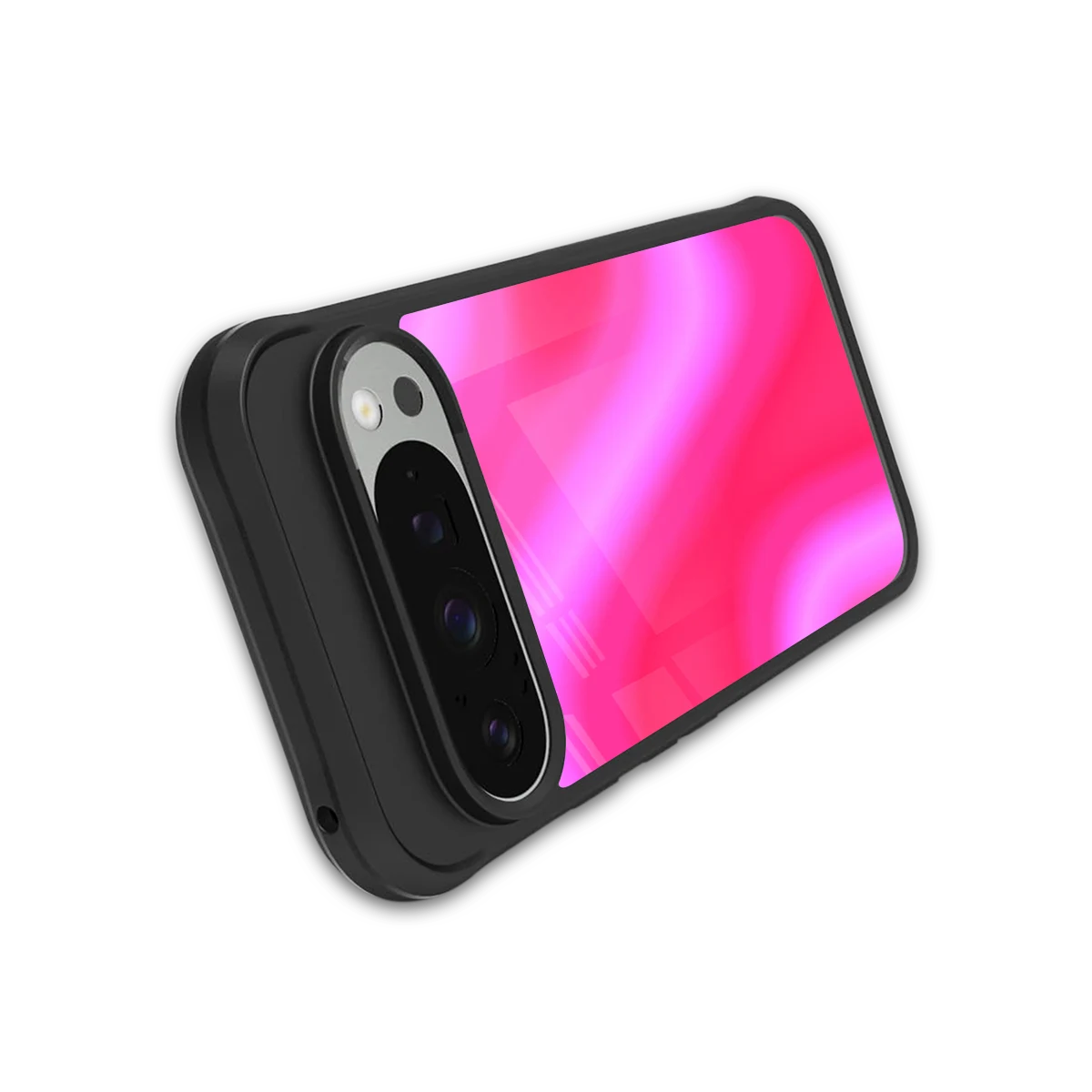 Blush Flow stylish phone case for google pixel 9 pro xl | glossy glass and slim fit