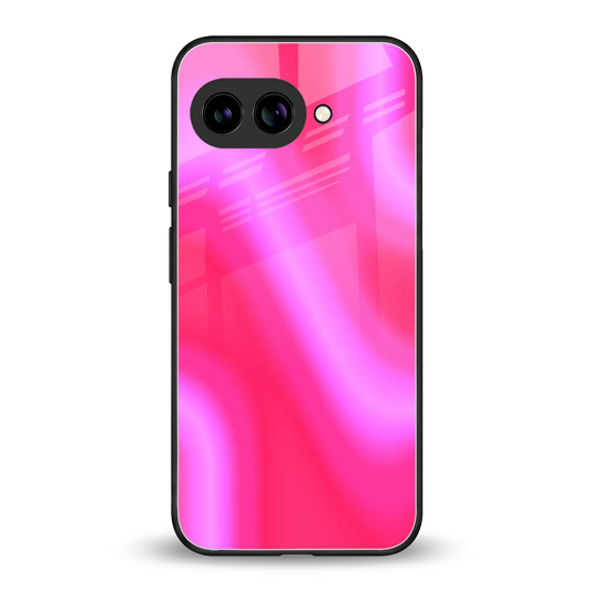 Blush Flow back phone cover | glass case for google pixel 9a