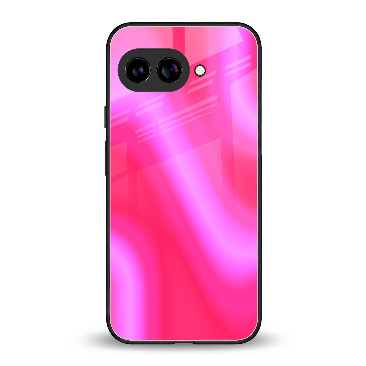 Blush Flow back phone cover | glass case for google pixel 10a