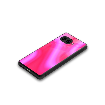 Blush Flow stylish phone case for google pixel 10a | glossy glass and slim fit