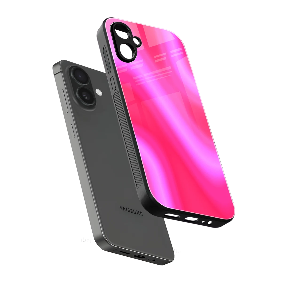 Blush Flow sleek samsung galaxy a06 5g cover with tempered glass back and TPU edges