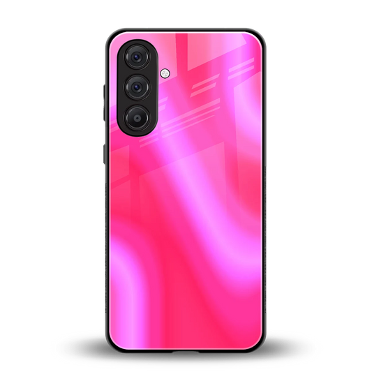 Blush Flow back phone cover | glass case for samsung galaxy m35 5g