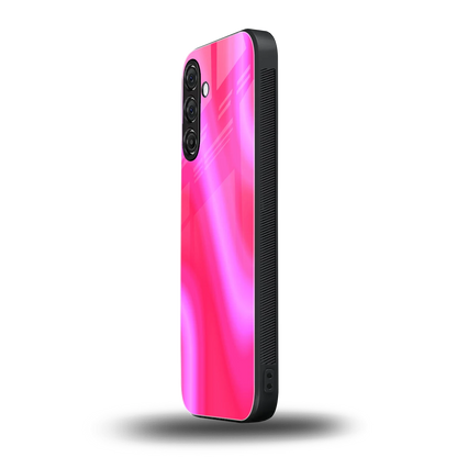 Blush Flow samsung galaxy a14 5g mobile cover | shockproof glass phone case