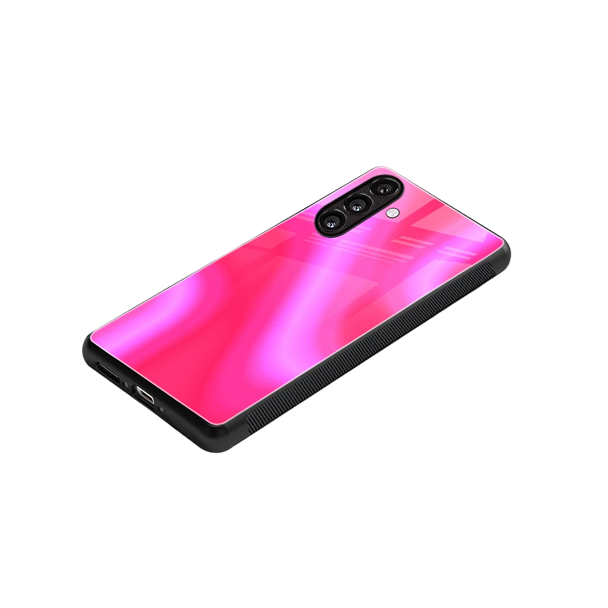 Blush Flow stylish phone case for samsung galaxy a17 5g | glossy glass and slim fit