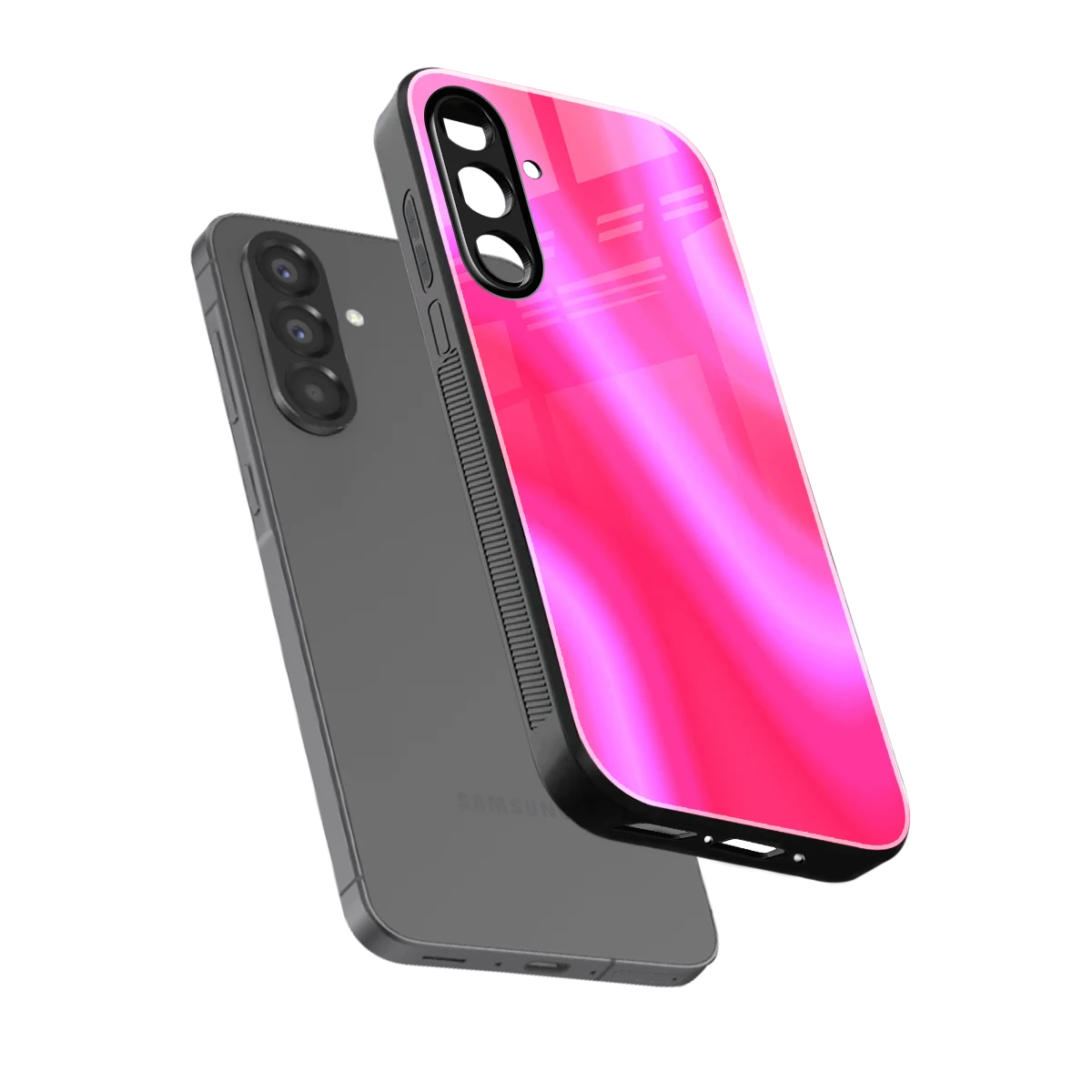 Blush Flow sleek samsung galaxy a17 5g cover with tempered glass back and TPU edges