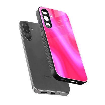 Blush Flow sleek samsung galaxy m56 5g cover with tempered glass back and TPU edges