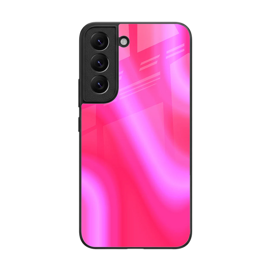 Blush Flow back phone cover | glass case for samsung galaxy s22