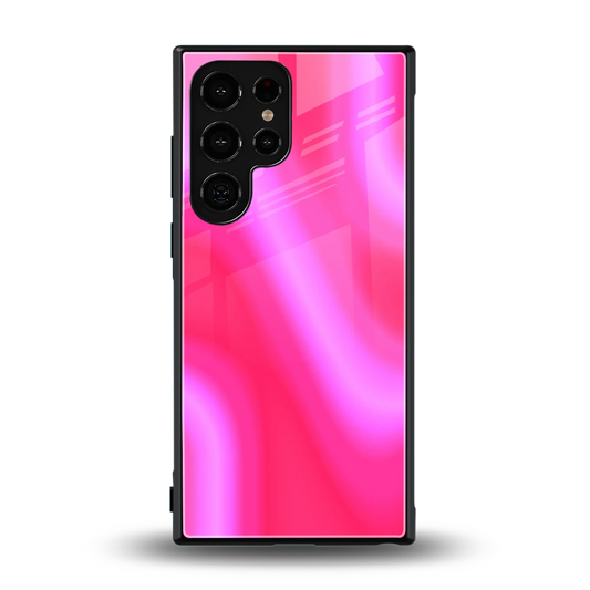 Blush Flow back phone cover | glass case for samsung galaxy s24 ultra