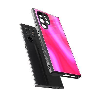 Blush Flow sleek samsung galaxy s23 ultra cover with tempered glass back and TPU edges