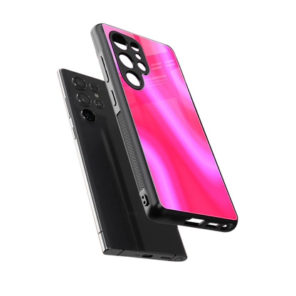 Blush Flow sleek samsung galaxy s25 ultra cover with tempered glass back and TPU edges