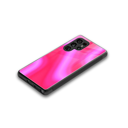 Blush Flow stylish phone case for samsung galaxy s26 ultra | glossy glass and slim fit