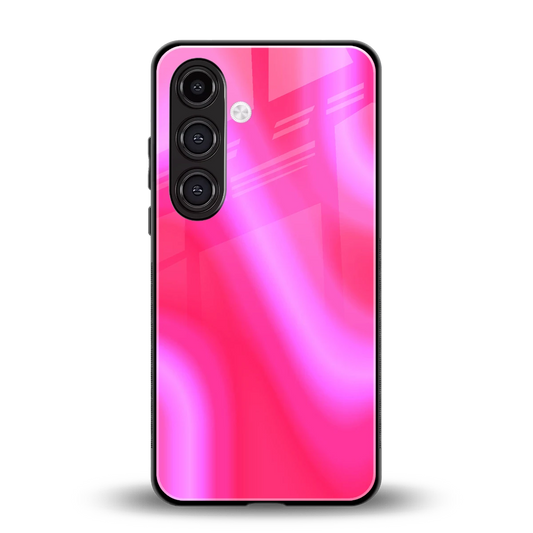 Blush Flow back phone cover | glass case for samsung galaxy s24