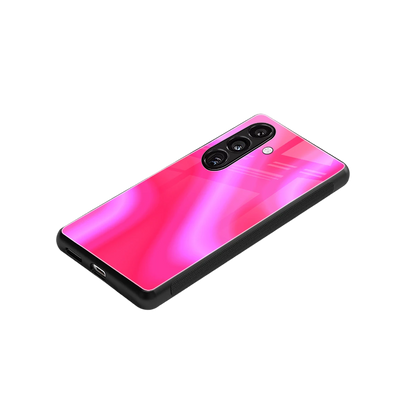 Blush Flow stylish phone case for samsung galaxy s24 | glossy glass and slim fit