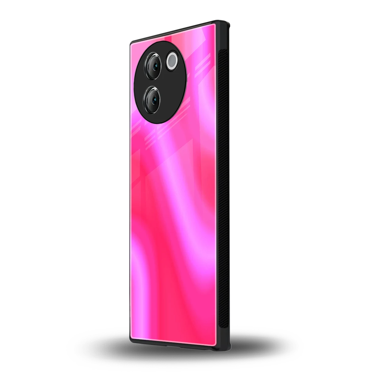 Blush Flow vivo v30e mobile cover | shockproof glass phone case