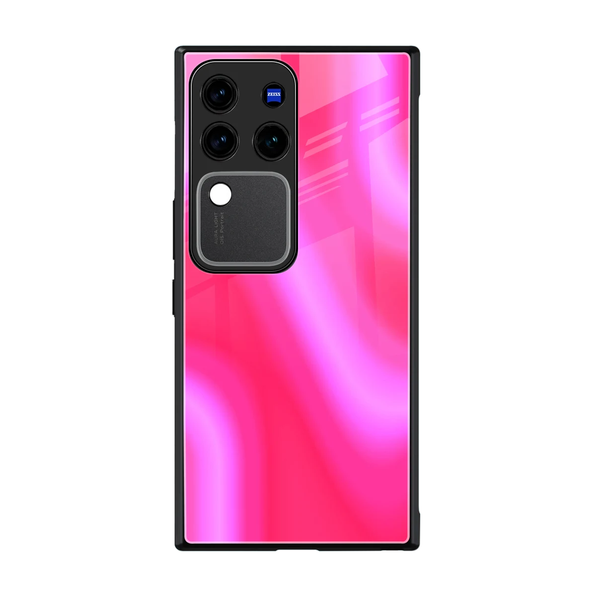Blush Flow back phone cover | glass case forvivo v30 pro