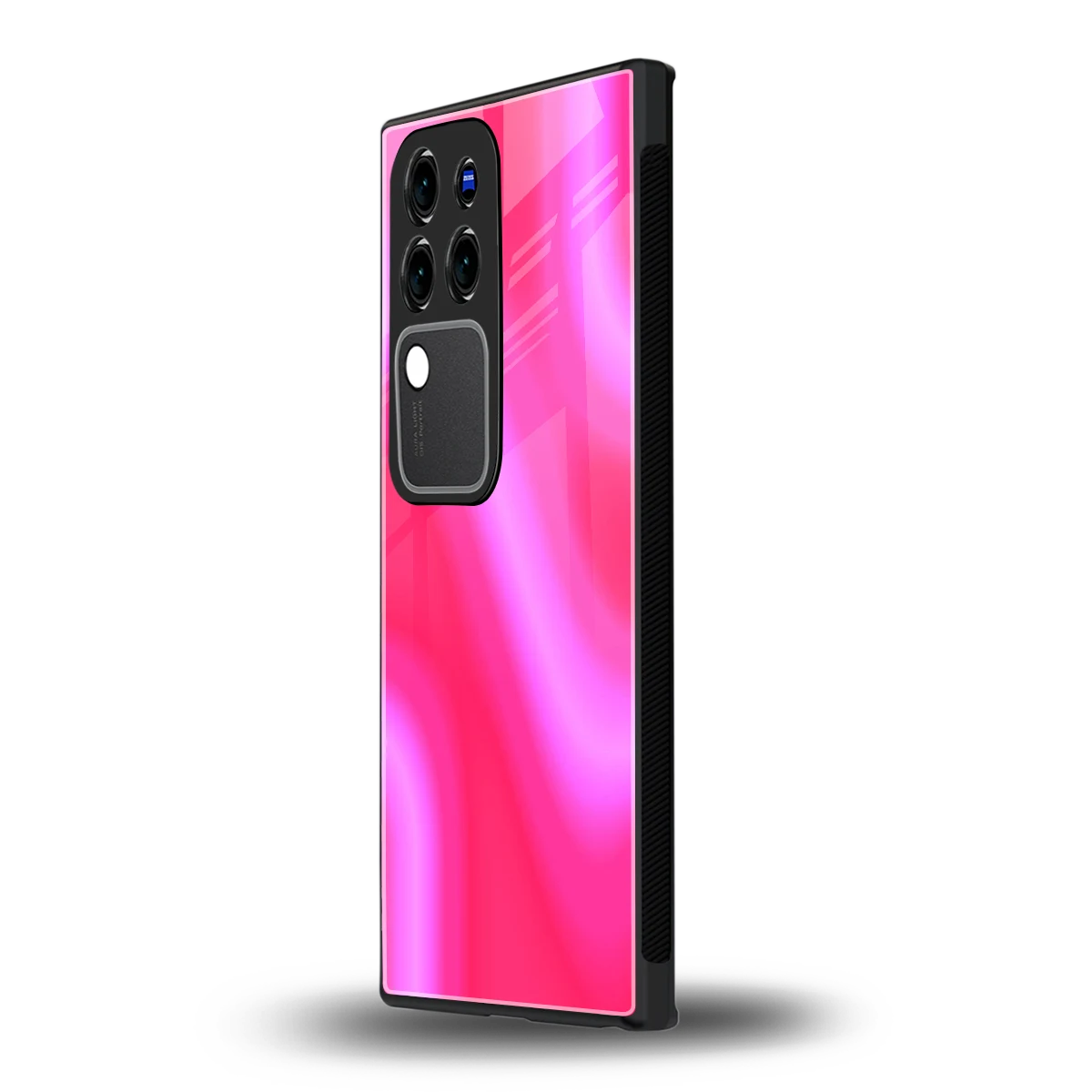 Blush Flowvivo v30 pro mobile cover | shockproof glass phone case