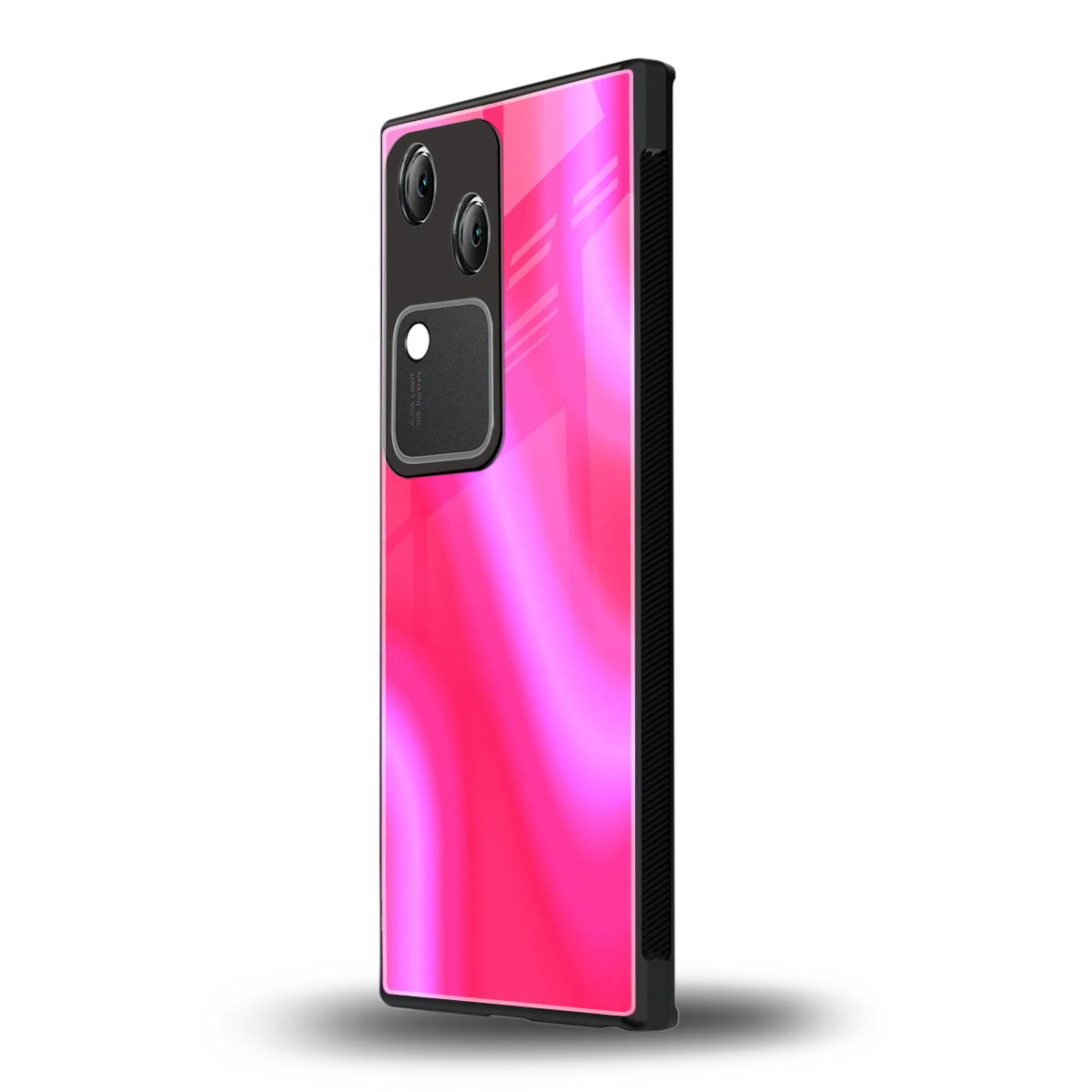 Blush Flow vivo v30 mobile cover | shockproof glass phone case