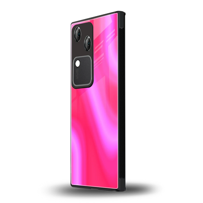 Blush Flow vivo v30 mobile cover | shockproof glass phone case