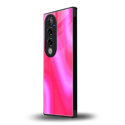 Blush Flow vivo v40 pro mobile cover | shockproof glass phone case