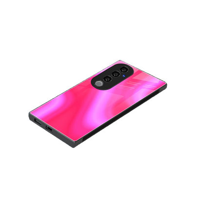 Blush Flow stylish phone case for vivo v40 pro | glossy glass and slim fit