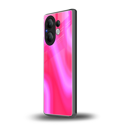 Blush Flow vivo v60 mobile cover | shockproof glass phone case