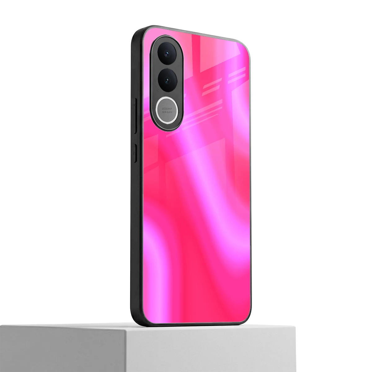 Blush Flow vivo v70 fe mobile cover | shockproof glass phone case