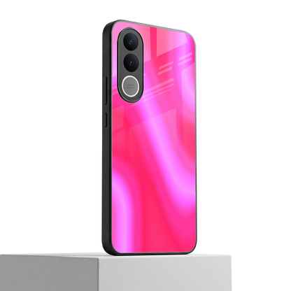 Blush Flow vivo v70 fe mobile cover | shockproof glass phone case