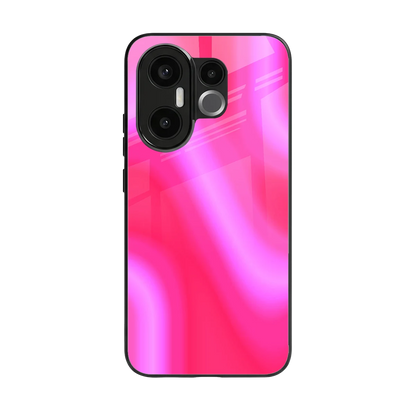 Blush Flow back phone cover | glass case for vivo x200 fe