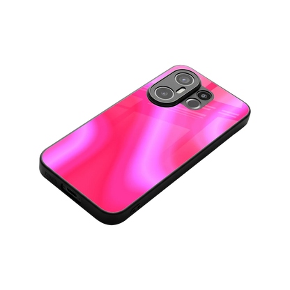 Blush Flow stylish phone case for vivo x200 fe | glossy glass and slim fit