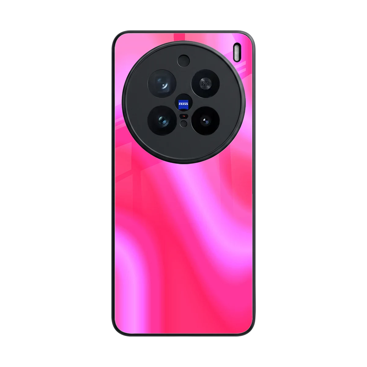 Blush Flow back phone cover | glass case for vivo x200 pro