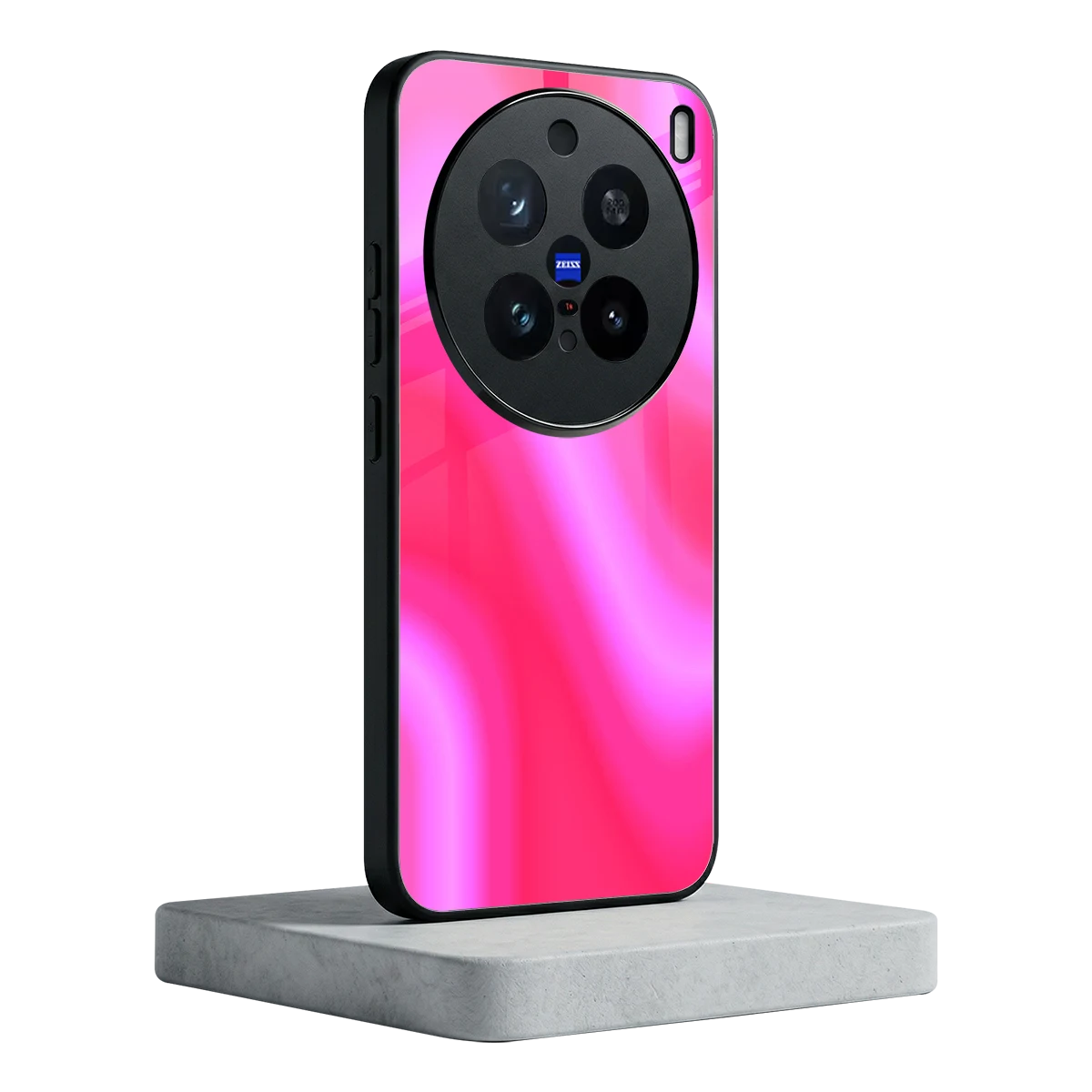 Blush Flow vivo x200 pro mobile cover | shockproof glass phone case