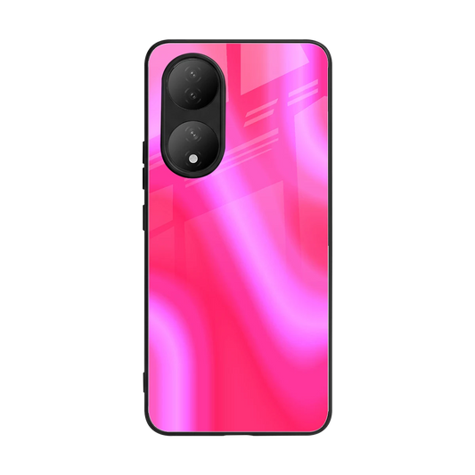 Blush Flow back phone cover | glass case for Vivo-y100