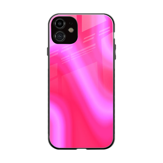 Blush Flow back phone cover | glass case for iphone 12