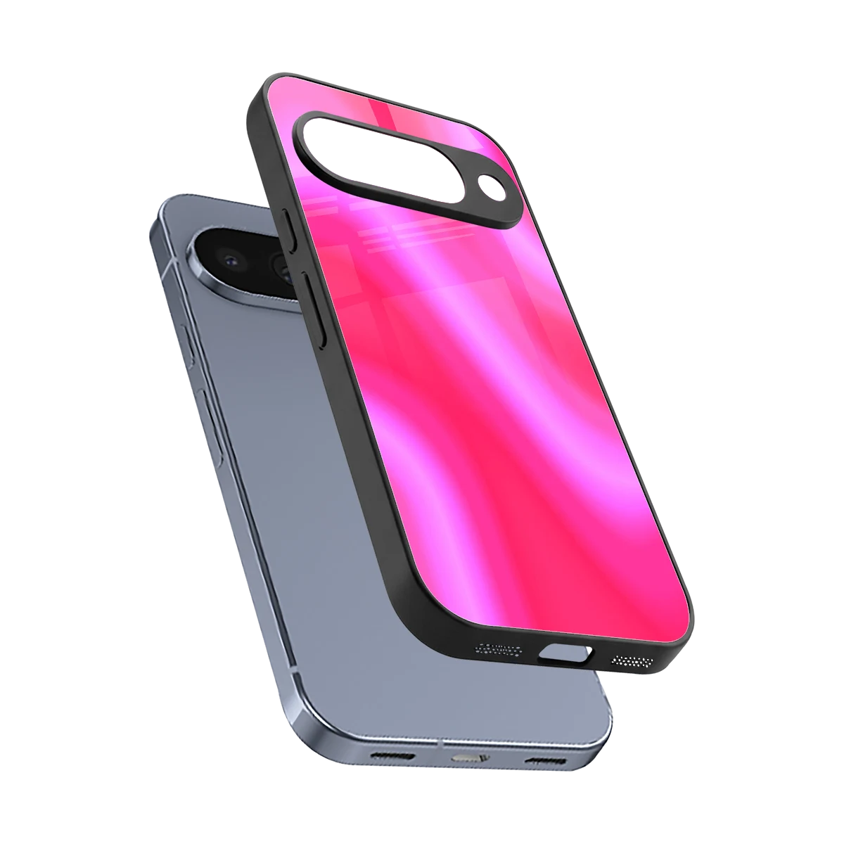 Blush Flow sleek google pixel 10 cover with tempered glass back and TPU edges
