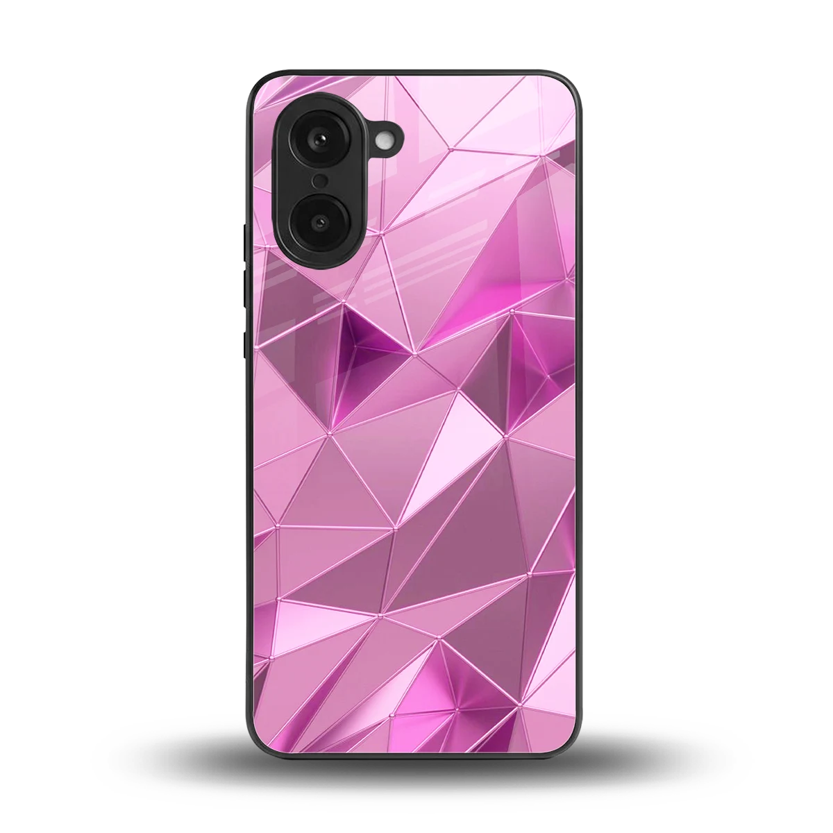 Blush Mosaic back phone cover | glass case for oneplus nord ce5 5g