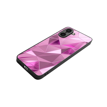 Blush Mosaic stylish phone case for oneplus nord ce5 5g | glossy glass and slim fit