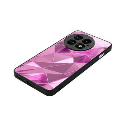 Blush Mosaic stylish phone case for oneplus 13 | glossy glass and slim fit