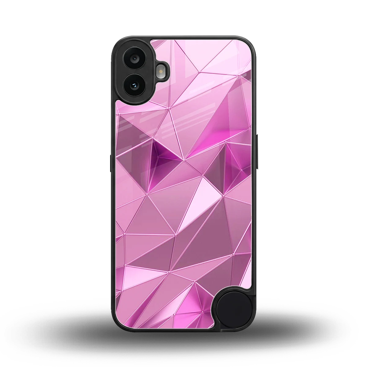 Blush Mosaic back phone cover | glass case for cmf nothing phone 1