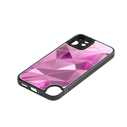 Blush Mosaic stylish phone case for cmf nothing phone 2 pro | glossy glass and slim fit