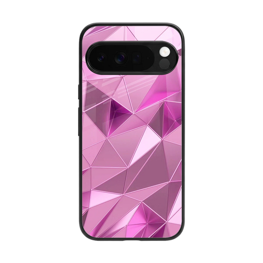 Blush Mosaic back phone cover | glass case for google pixel 10 pro xl