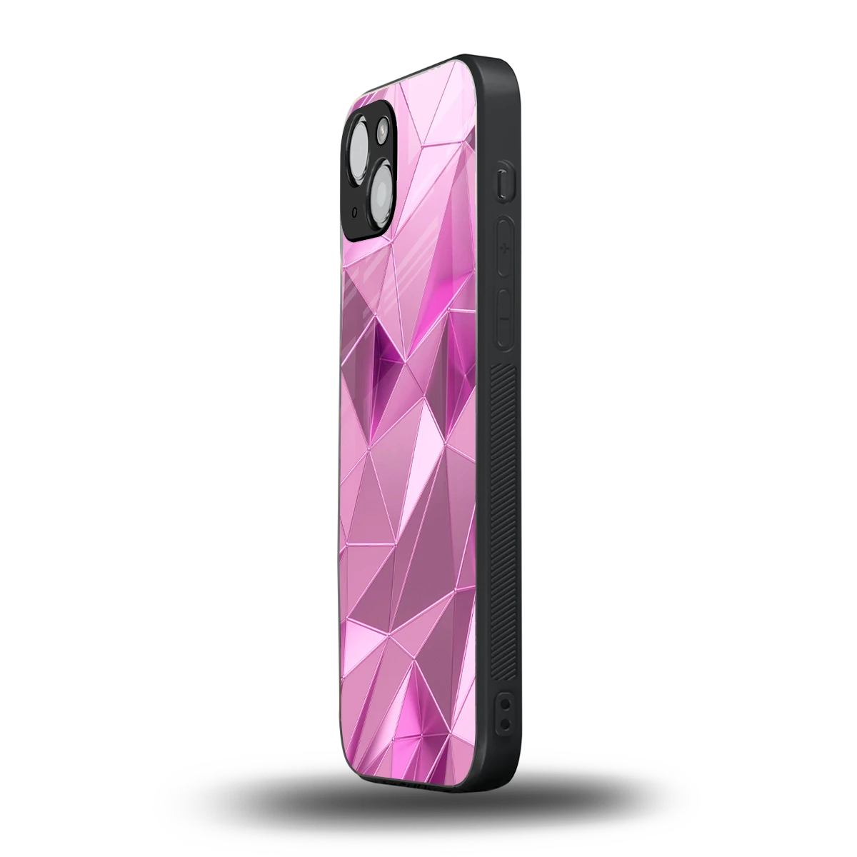 Blush Mosaic iphone 14 plus mobile cover | shockproof glass phone case