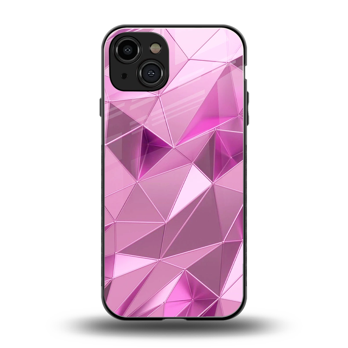 Blush Mosaic back phone cover | glass case for iphone 15