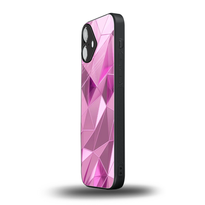 Blush Mosaic iphone 16 plus mobile cover | shockproof glass phone case