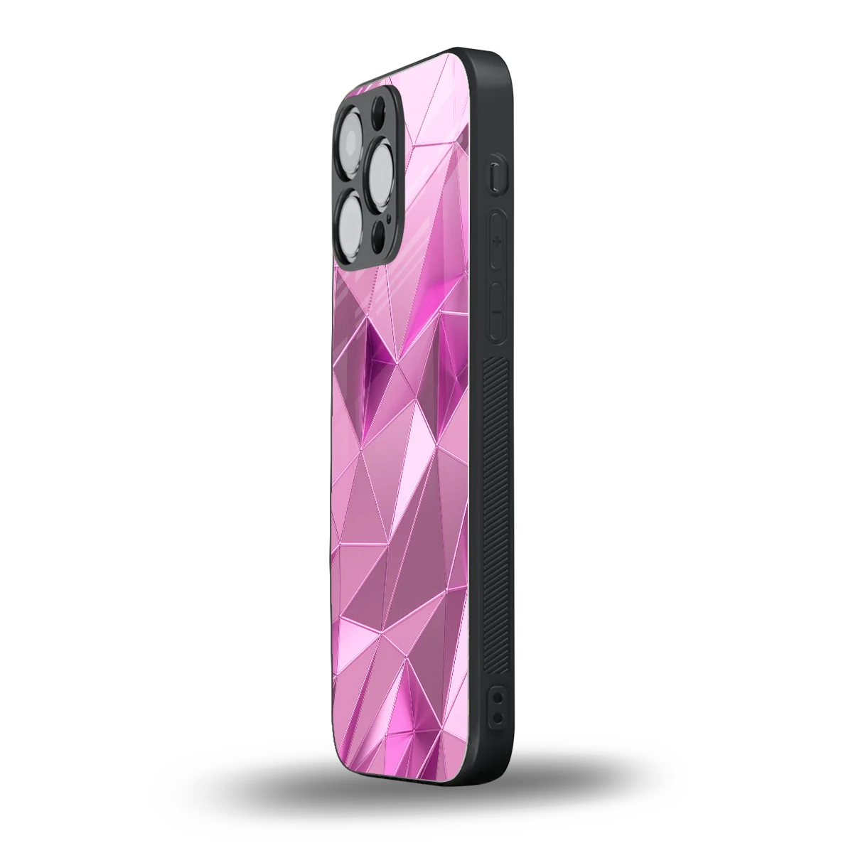 Blush Mosaic iphone 16 pro max mobile cover | shockproof glass phone case