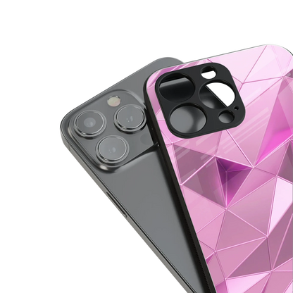 Blush Mosaic stylish phone case for iphone 12 mini | glossy glass and slim fit