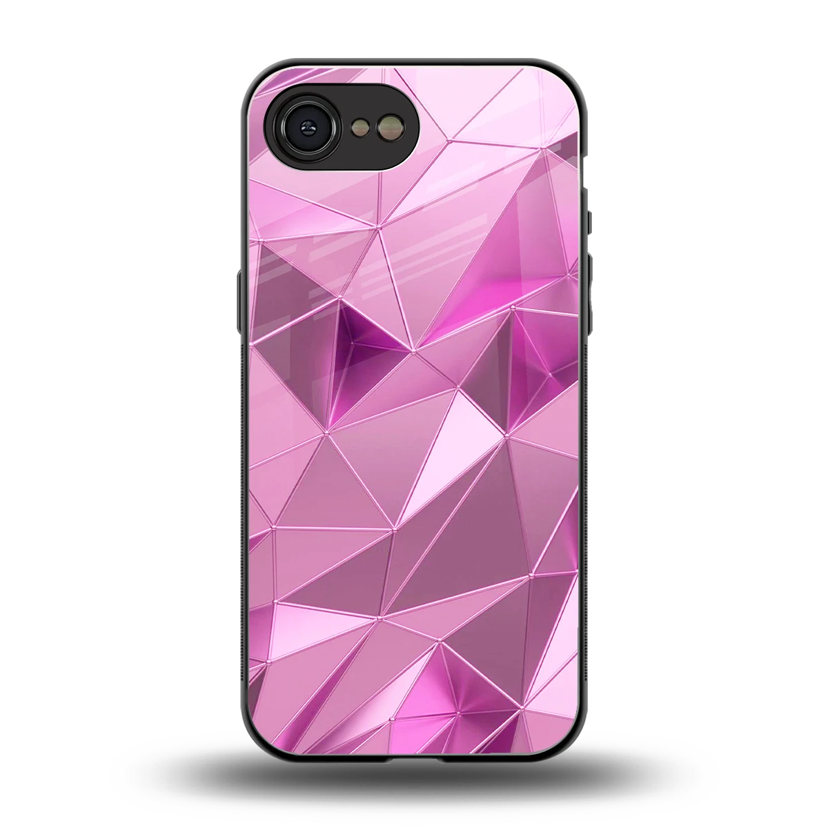 Blush Mosaic back phone cover | glass case for iphone 17e