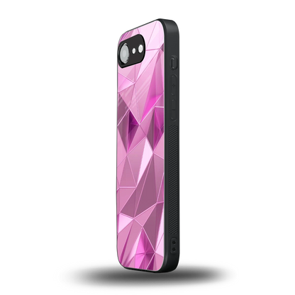 Blush Mosaic iphone 16e mobile cover | shockproof glass phone case