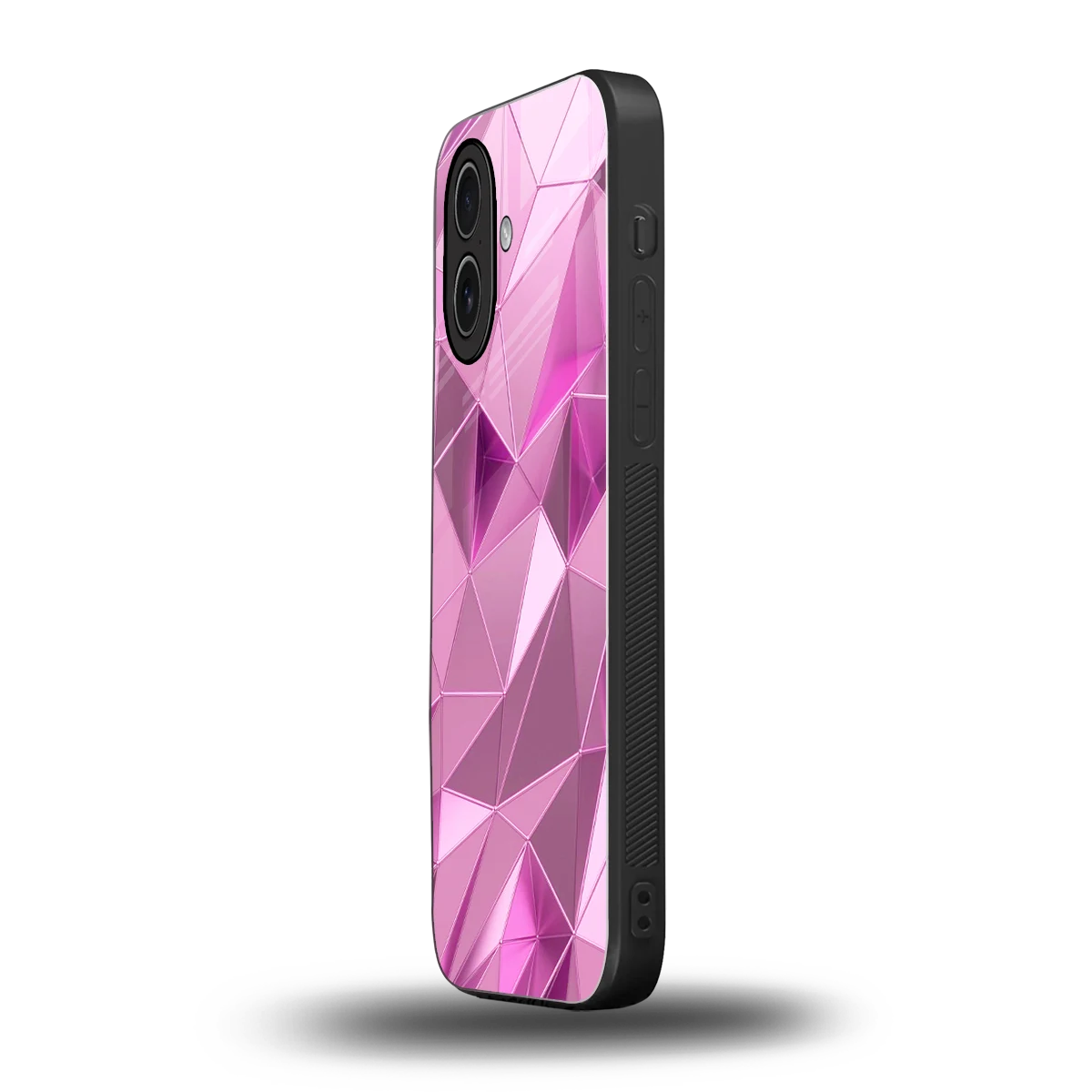 Blush Mosaic iphone 17 mobile cover | shockproof glass phone case