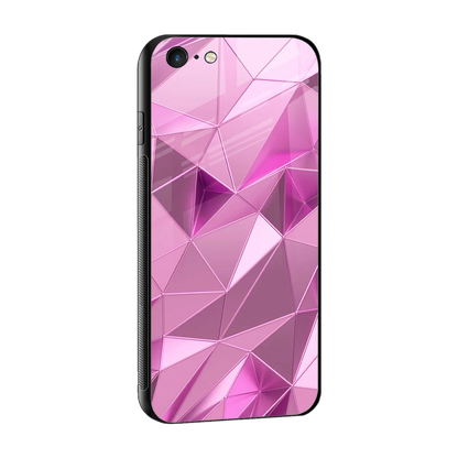 Blush Mosaic sleek iphone 6s cover with tempered glass back and TPU edges