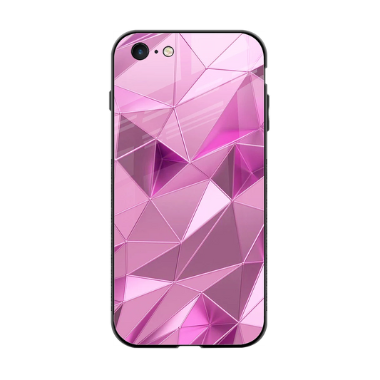 Blush Mosaic back phone cover | glass case for iphone 6